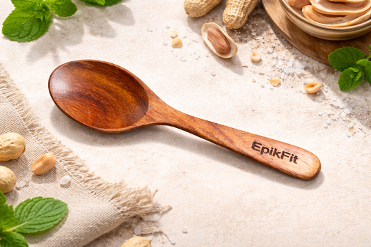 EpikFit Sheesham Wooden Spoon – Handcrafted in Saharanpur