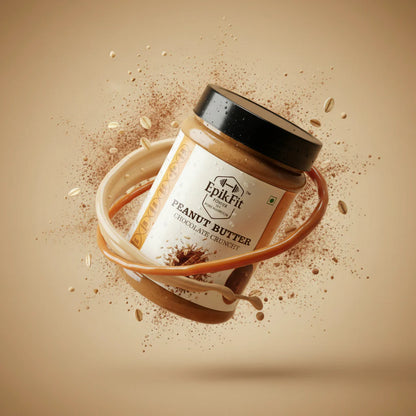 Chocolate Crunchy High Protein Healthy Peanut Butter 1 kg.