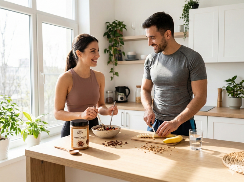 Epikfit best peanut butter in india for muscle gain high protein healthy peanut butter